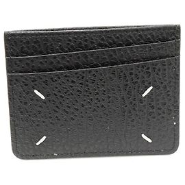 Maison Martin Margiela Maison Margiela SA1VX0006P4455T8013 Calf Card Case Pass Case Black