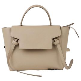 Céline Bolsa de ombro Micro Tote com cinto Marrom
