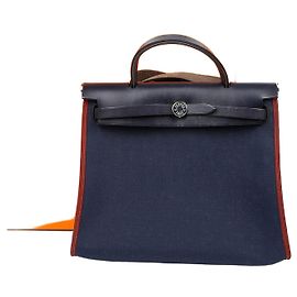 Hermès Size Tote Shoulder Bag Blue