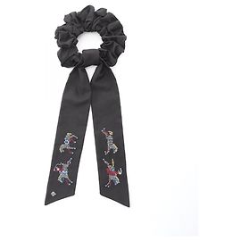 Hermès Hermes Knight Parade Silk Apparel for Women in Black Black