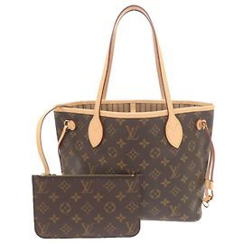 Sac tote Monogram Neverfull PM de Louis Vuitton Marron Monogramme