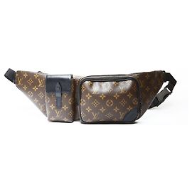 Borsa a Spalla Christopher Monogram Macassar di Louis Vuitton Marrone