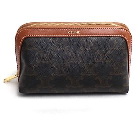 Céline Pochette Cosmetica Piccola Triomphe CELINE Marrone