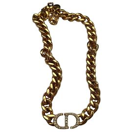 Collana Choker Dior placcata oro D'oro