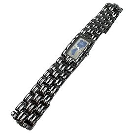 Relógio de aço quartz vintage Fendi prateado Prata
