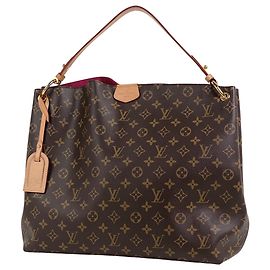 Sac à main Graceful MM de Louis Vuitton Marron Rose Monogramme
