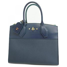 Borsa City Steamer MM Louis Vuitton Blu navy
