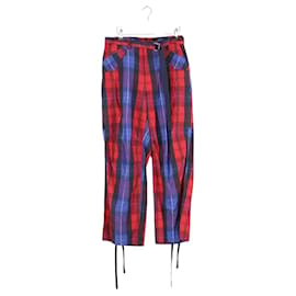 Sacai Calça de algodão multicolorida Multicor