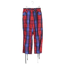 Sacai Multicolored cotton pants Multiple colors