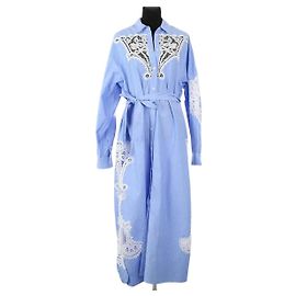 Essentiel Antwerp Vestido de algodón azul Azul