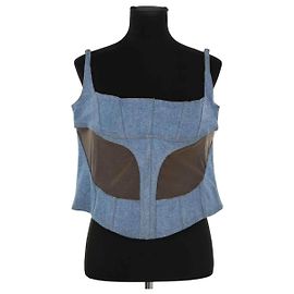 Thierry Mugler Corsetto blu Blu