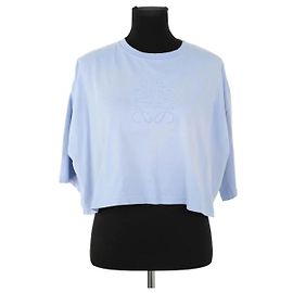 Loewe Top en coton bleu Bleu
