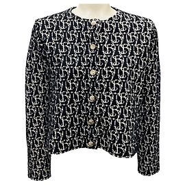 Cardigan B Charm Burberry Negro / Blanco Negro