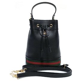 Gucci Borsa a secchiello Ophidia Piccola Nera Nero