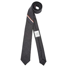Thom Browne Krawatte Dunkelgrau Braun