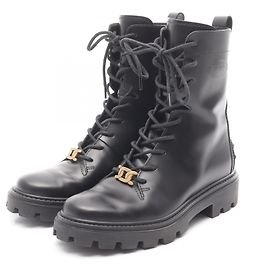 Tod's Leather Boots Black