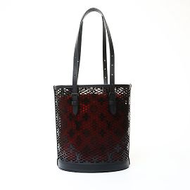 Sac à épaule Monogram Lace Bucket PM Louis Vuitton Noir Monogramme