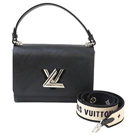 Louis Vuitton Cinturino in tessuto Epi Twist MM Nero