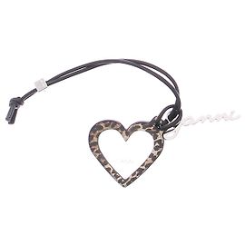Ganni Charm coração para bolsa Prata