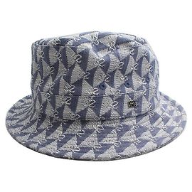 Sandro Cappello bucket in jacquard con logo Blu