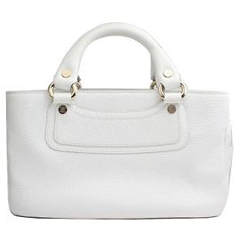 Céline Weißer Boogie Tote Bag Weiß