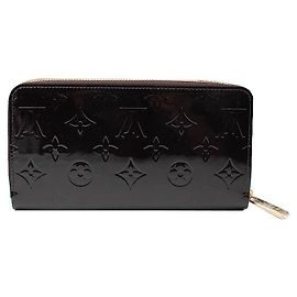 Louis Vuitton Portefeuille Long Zippy Monogram Vernis Amarante Or Violet