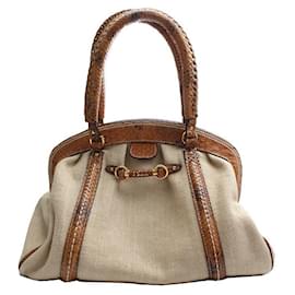 Dior Tote Bag aus braunem Pythonleder Braun