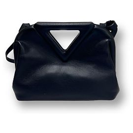 Bottega Veneta Mini Bolsa Point Preta Preto