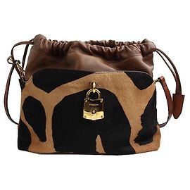 Burberry Bolso cruzado Prosum Tabi de shearling Negro
