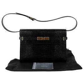 Saint Laurent Manhattan Medium Shoulder Bag Black