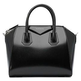 Givenchy Leather Small Antigona Tote Bag Black