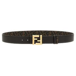 Fendi Cinto quadrado ASIW Marrom