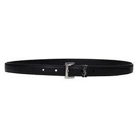 Saint Laurent Monogram Logo Belt Black