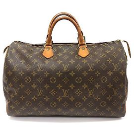 Louis Vuitton Speedy Tote Bag aus Monogramm-Canvas Braun