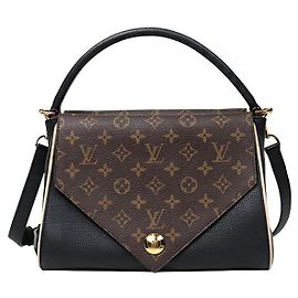 Louis Vuitton Borsa a Spalla Double Flap Monogram Marrone