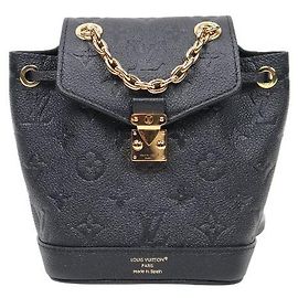 Louis Vuitton Black Monogram Nano Noé Backpack Black