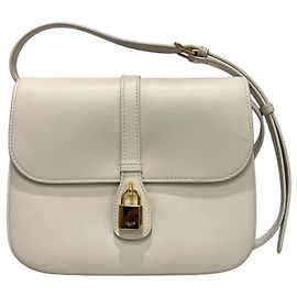 Céline Taboo Medium Shoulder Bag Ivory White