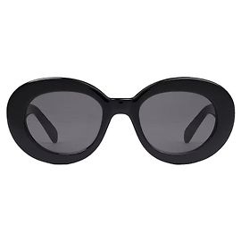 Céline Triomphe Skate Sunglasses Acetate Black Black