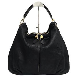 Louis Vuitton Borsa a spalla Hobo Mahina Selen MM Nera Punching Nero