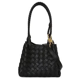 Bottega Veneta Parachute Small Handbag VCPPT Black