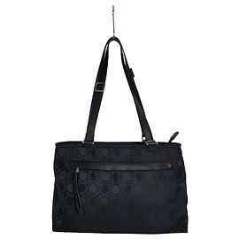 Salvatore Ferragamo Ferragamo Silver-tone Shoulder Bag Black