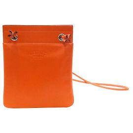 Hermès Bolsa Mini Alrin Laranja Laranja