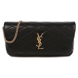 Saint Laurent Borsa a tracolla con catena Nero