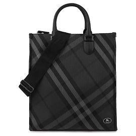 Burberry Borsa a spalla a quadri per uomo Nero