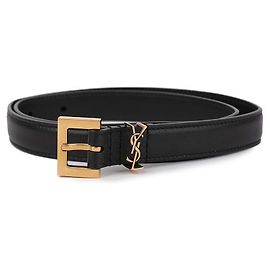 Saint Laurent Cassandra Square Belt Black