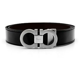 Salvatore Ferragamo Herrengürtel Schwarz