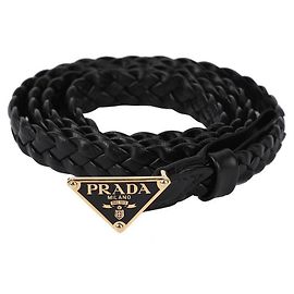 Prada Nappa Leather Belt Black