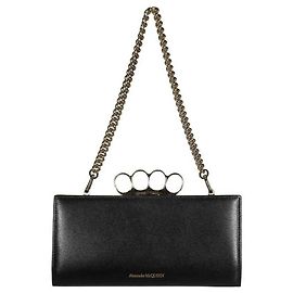 Alexander Mcqueen Ring Clutch DYTXA Black