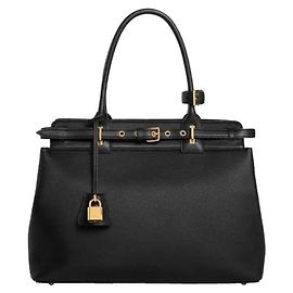 Céline Bolsa tote de couro de bezerro SUPPLE Preto