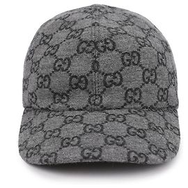 Gucci Flannel Baseball Cap Brown